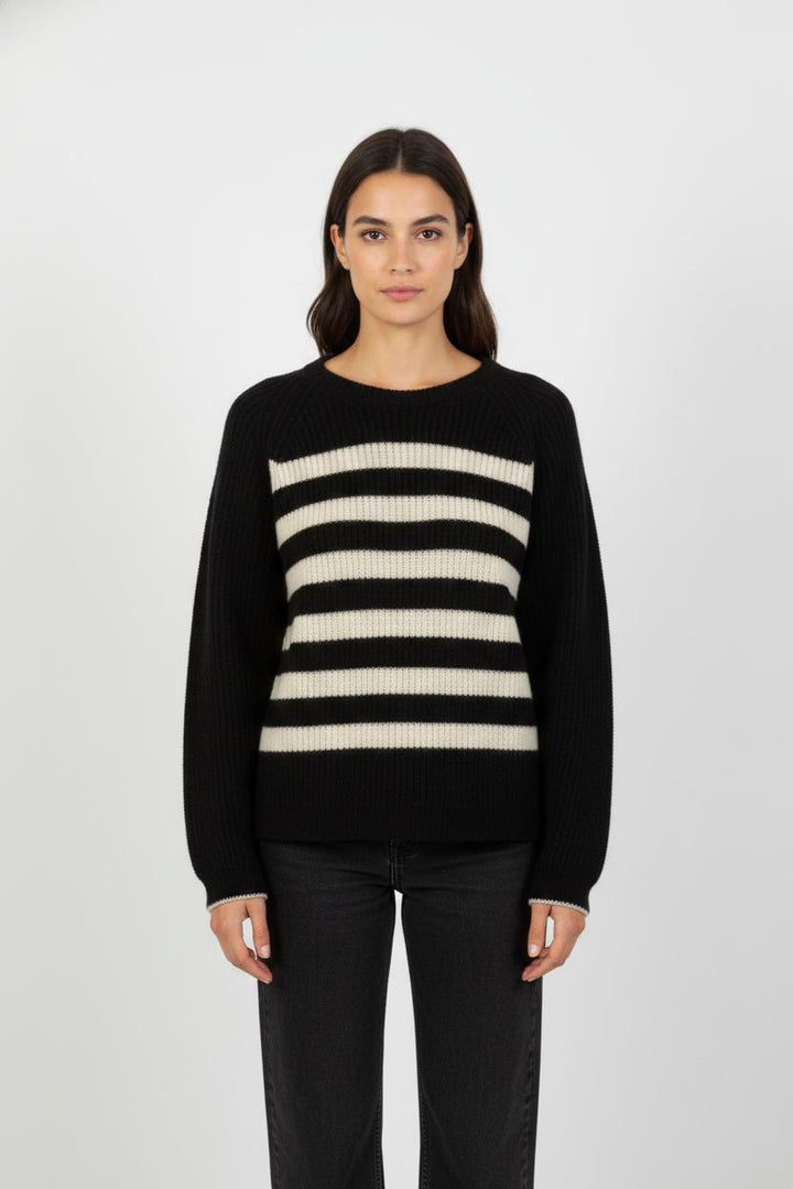 Pull Noir et Blanc - Taille L/40
