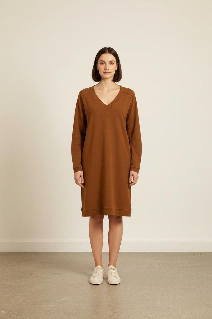 Robe Droite Marron - Taille XL/42