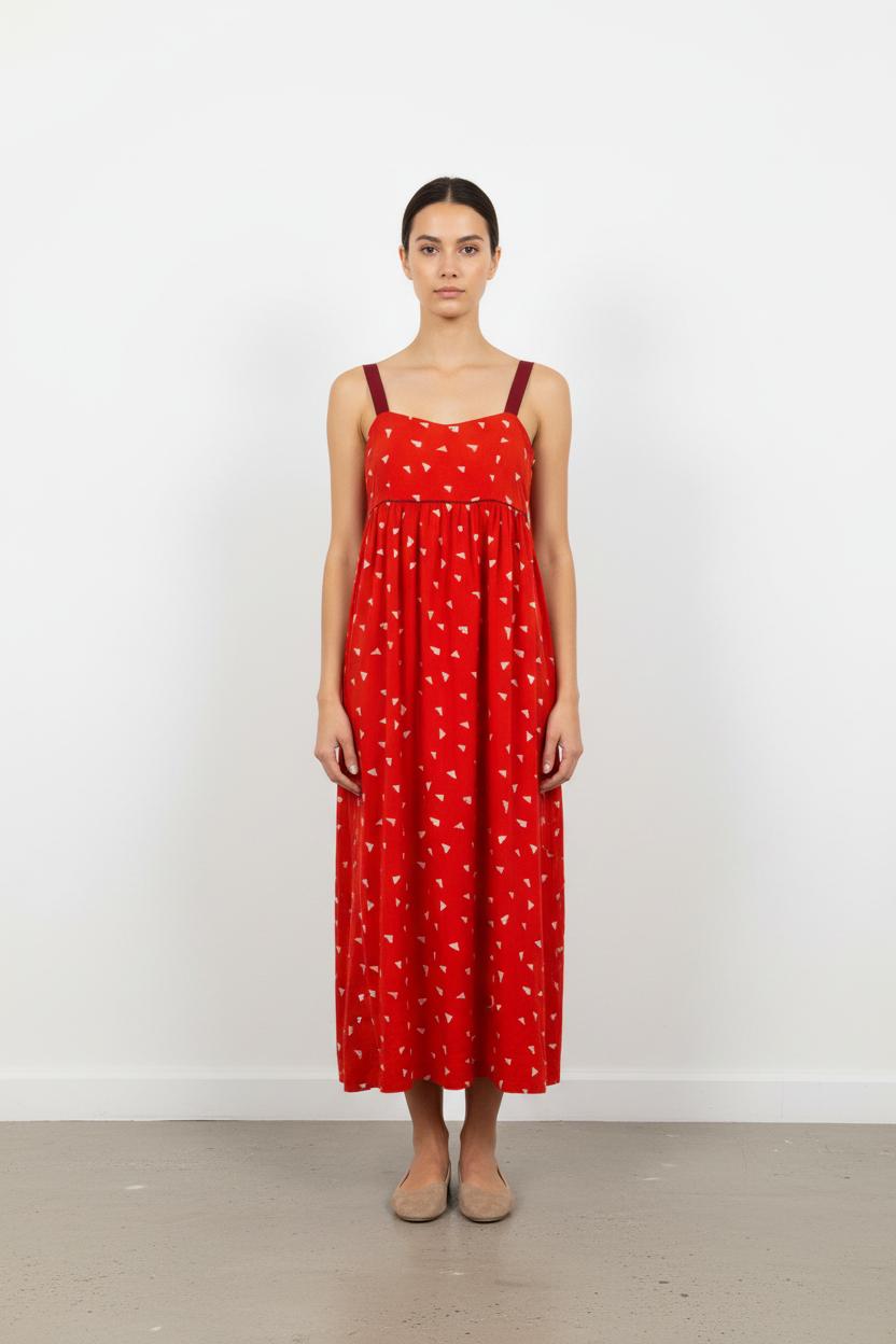 Robe Longue Rouge - Taille XS/34