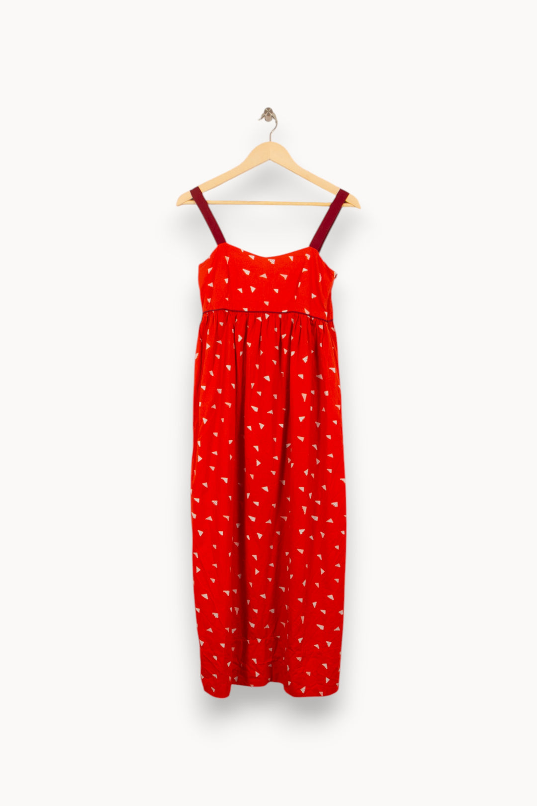 Robe Longue Rouge - Taille XS/34 de la marque Soi Paris | PARAD50143 - Vendu par Paradigme - Image 2