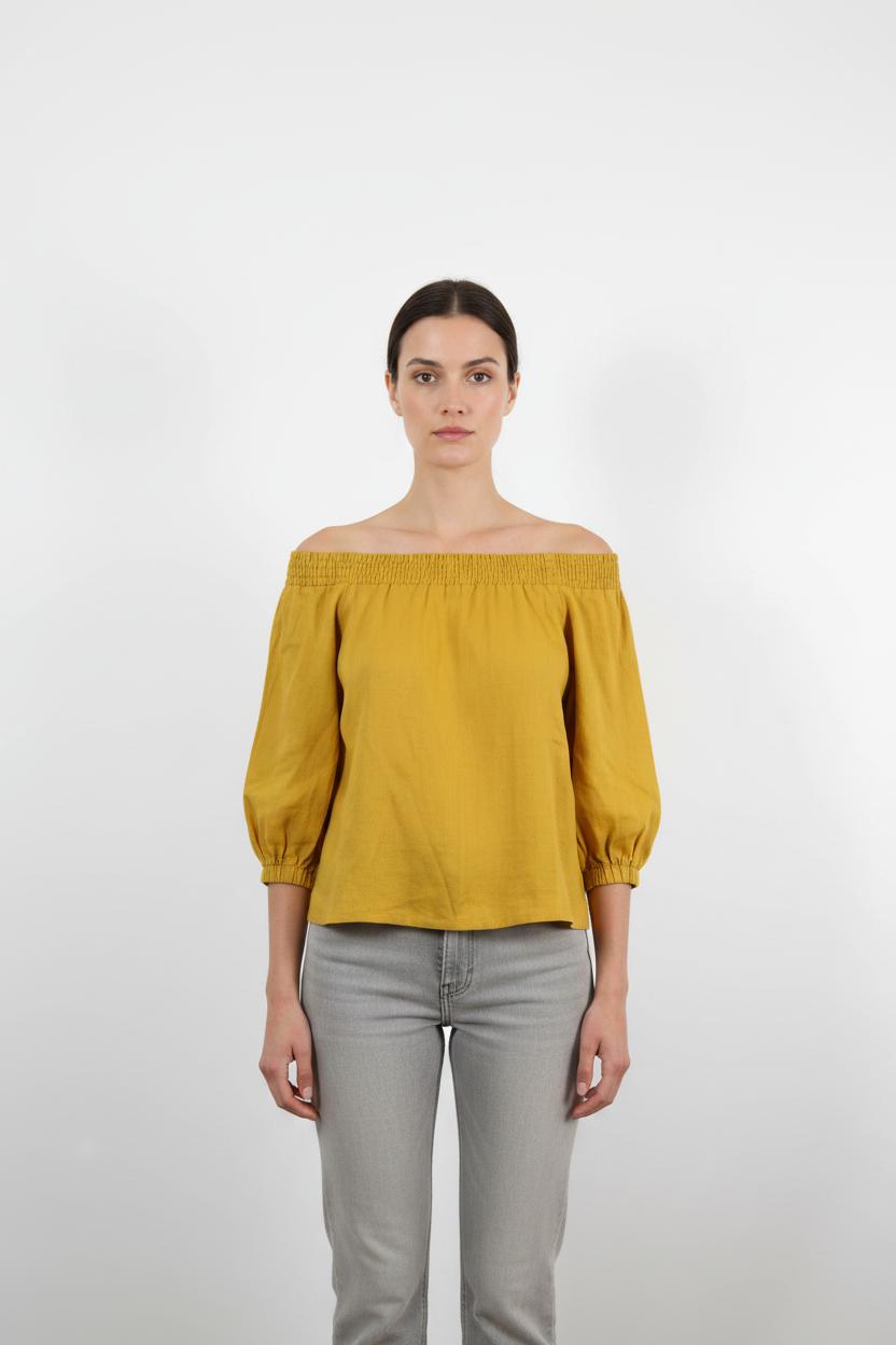 Blouse Jaune - Taille S/36