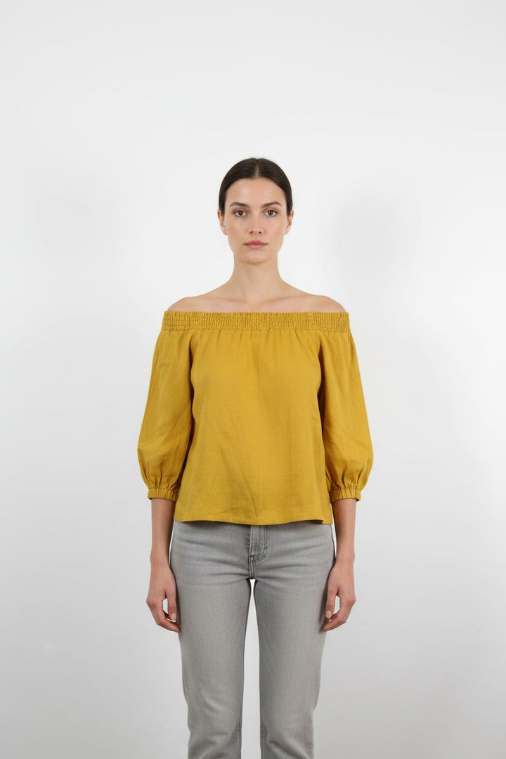 Blouse Jaune - Taille S/36