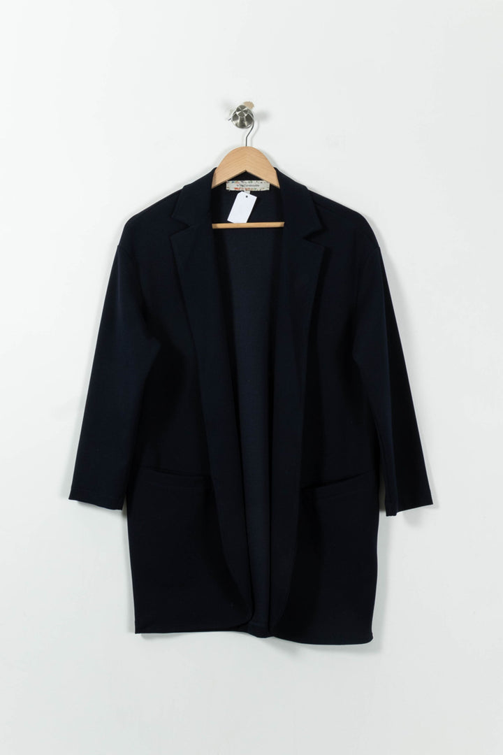 Blazer Bleu - Taille S/36 de la marque La Fée Maraboutée | PARAD5015 - Vendu par Paradigme - Image 2