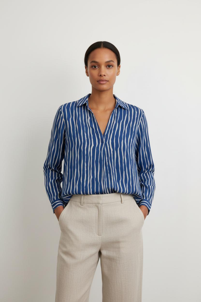 Chemise Bleu et Blanc - Taille L/40