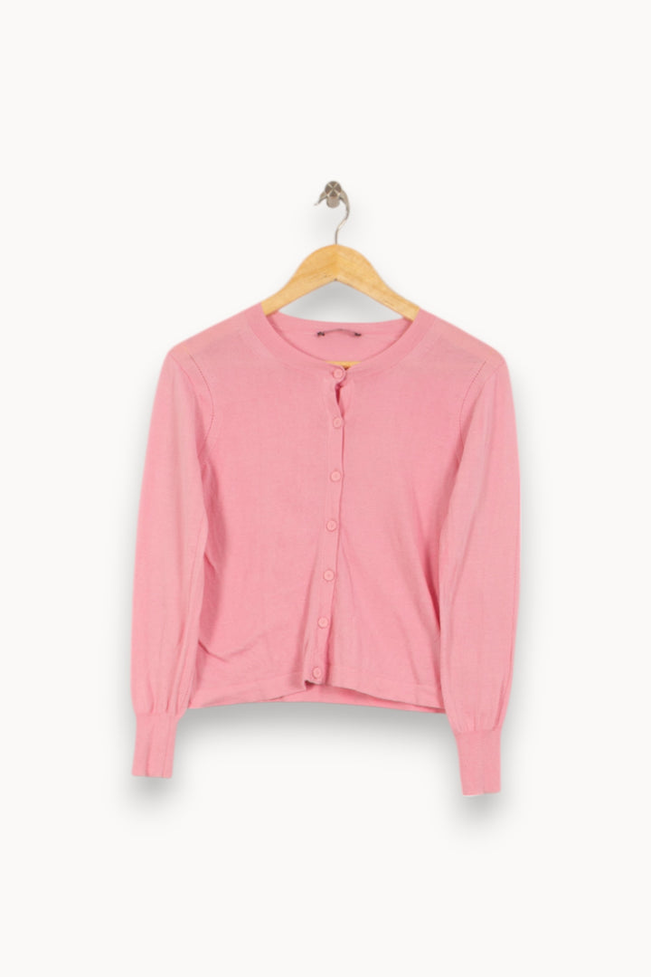 Cardigan Rose - Taille XS/34 de la marque Tara Jarmon | PARAD50178 - Vendu par Paradigme - Image 2