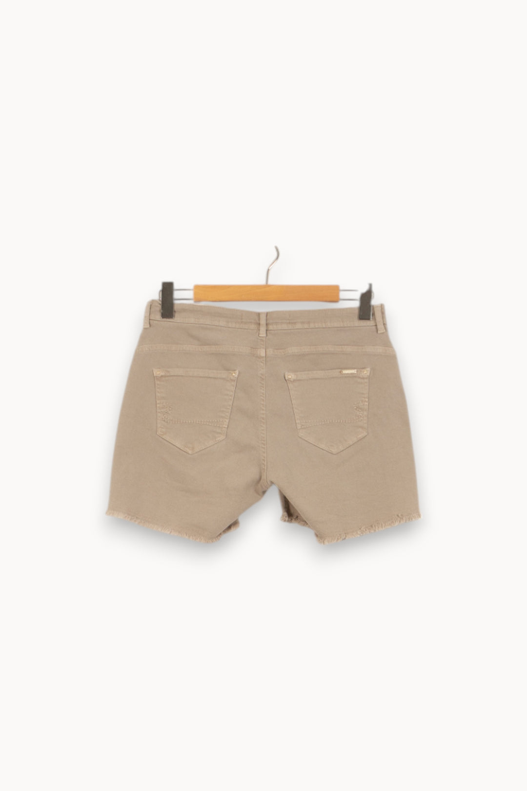 Short en Jean Beige - Taille M/38 de la marque Sud express | PARAD50180 - Vendu par Paradigme - Image 4