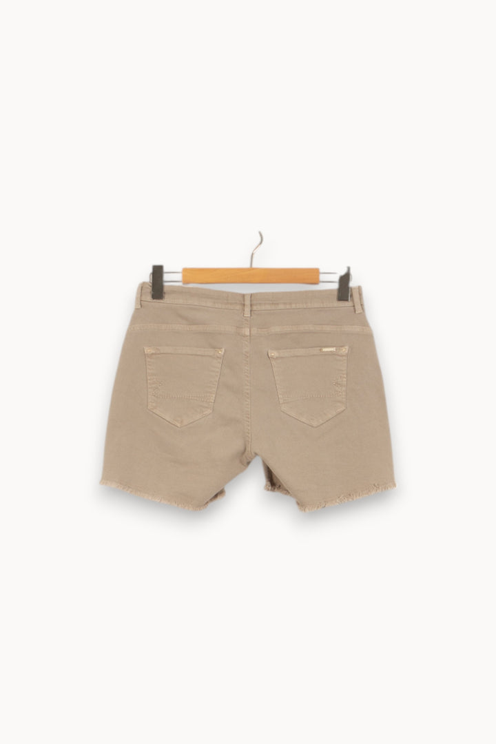 Short en Jean Beige - Taille M/38 de la marque Sud express | PARAD50180 - Vendu par Paradigme - Image 4