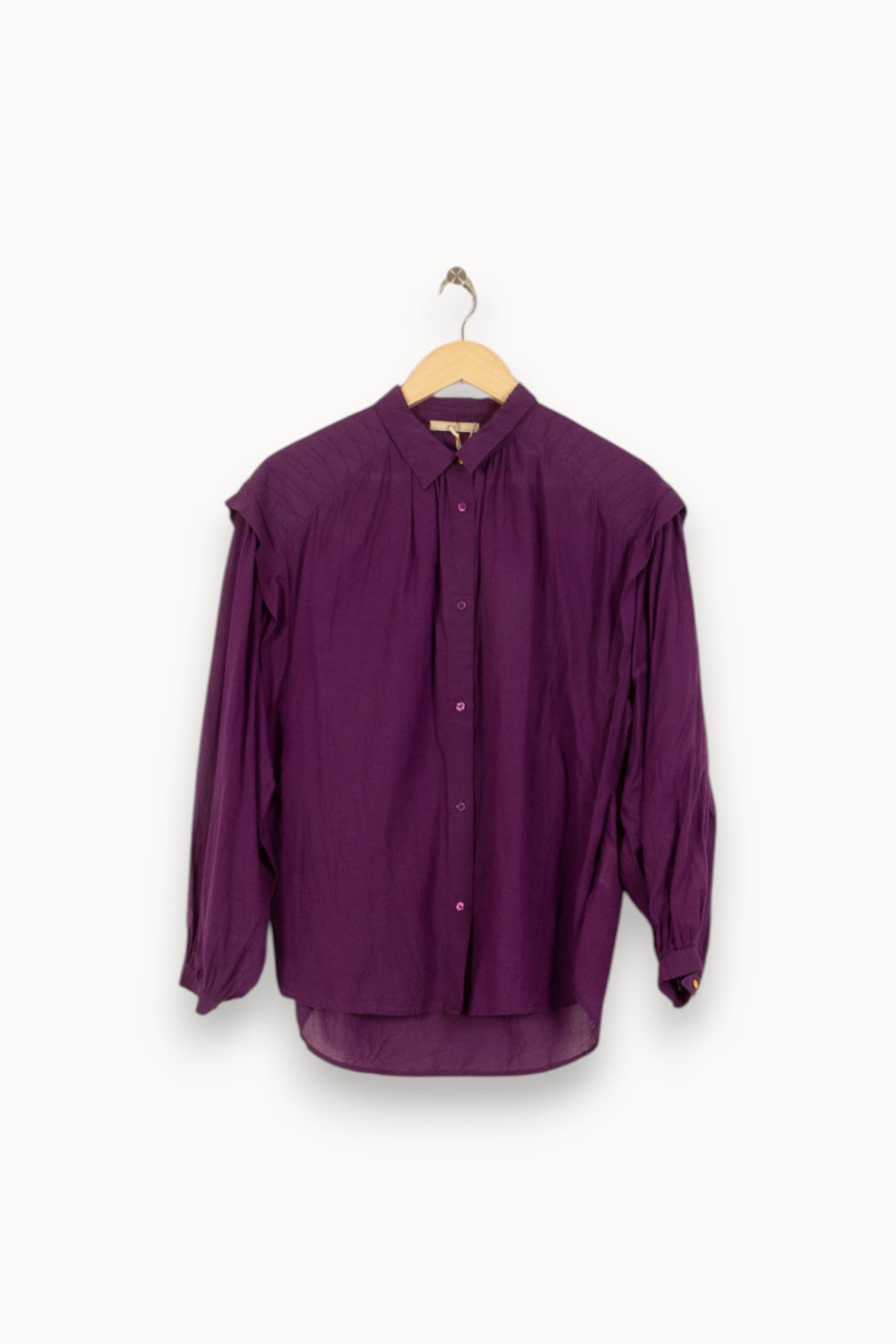 Chemise Violette - Taille S/36 de la marque Sessùn | PARAD50186 - Vendu par Paradigme - Image 2