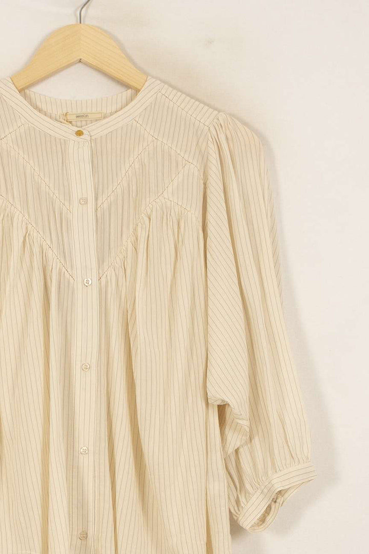 Blouse Beige - Taille M/38 de la marque Sessùn | PARAD50193 - Vendu par Paradigme - Image 3