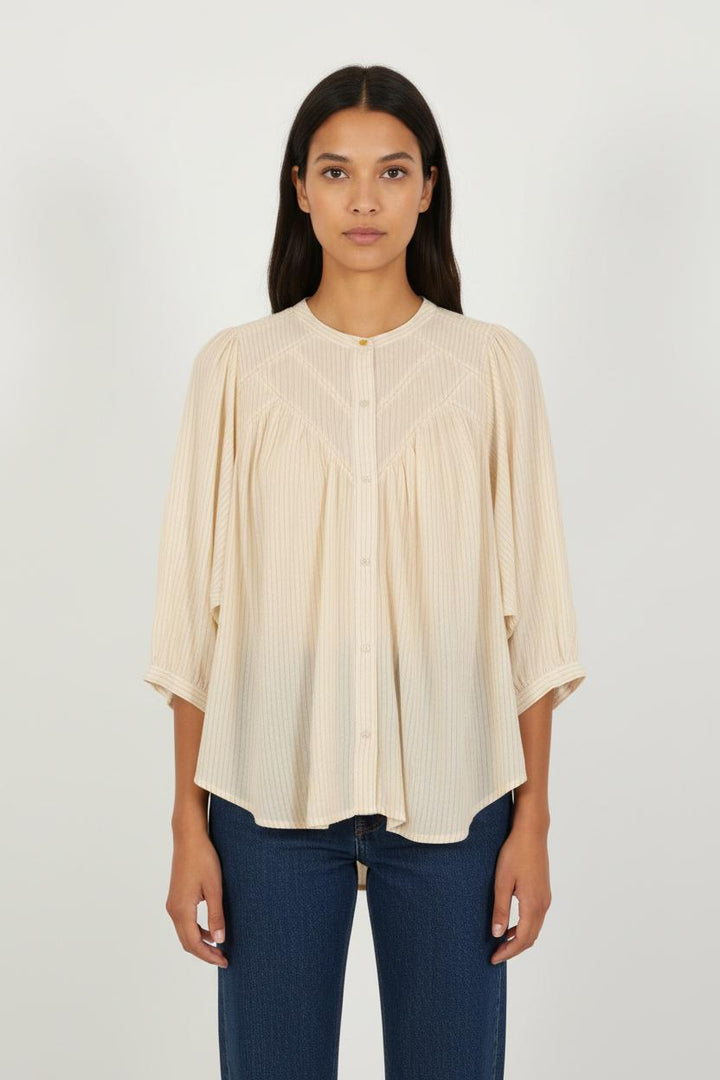 Blouse Beige - Taille M/38