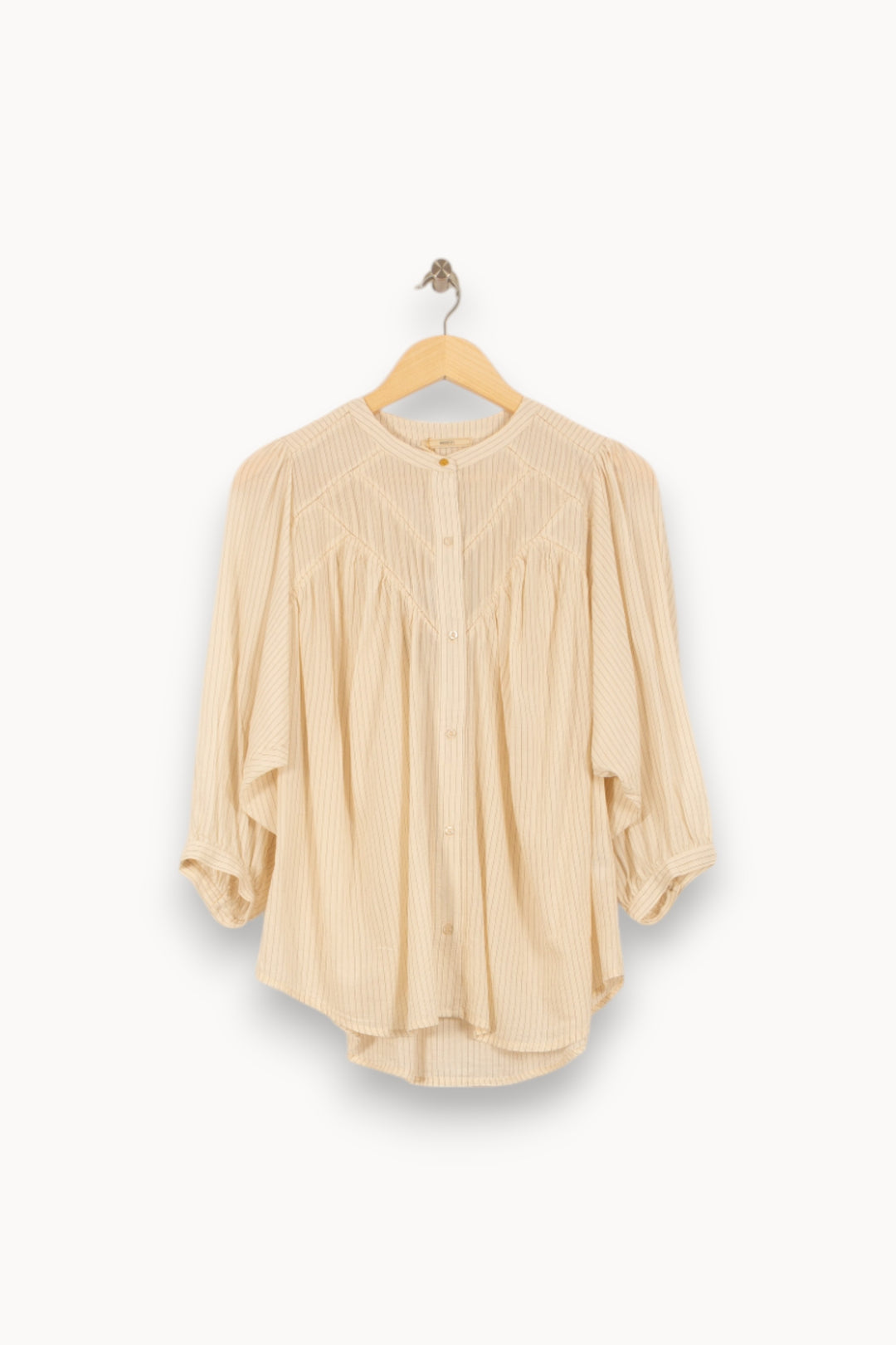 Blouse Beige - Taille M/38 de la marque Sessùn | PARAD50193 - Vendu par Paradigme - Image 2