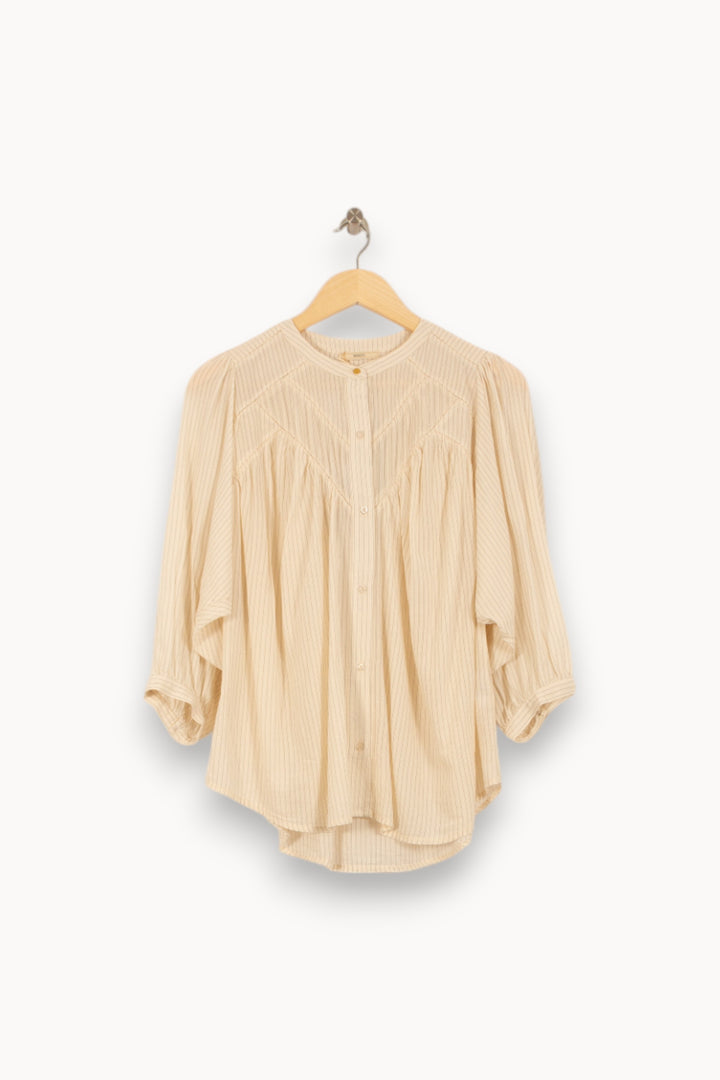 Blouse Beige - Taille M/38 de la marque Sessùn | PARAD50193 - Vendu par Paradigme - Image 2