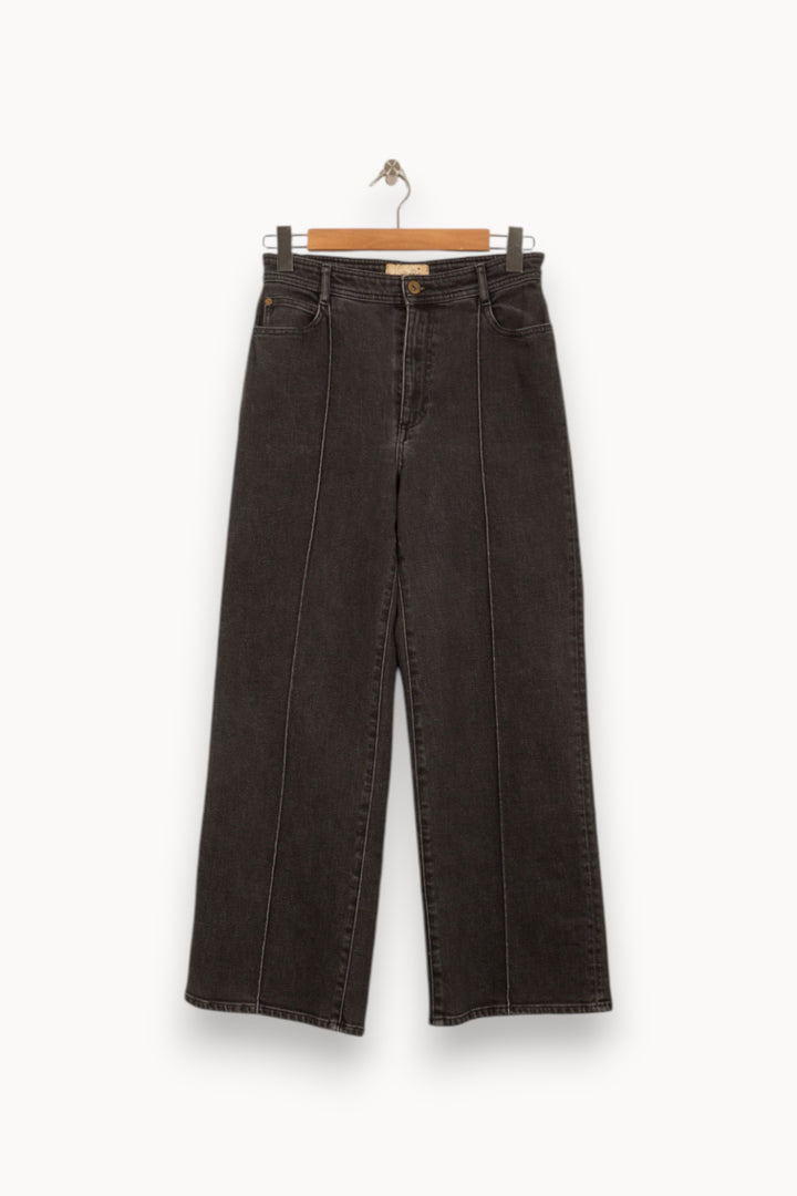 Jean Large Noir - Taille L/40 de la marque Sessùn | PARAD50194 - Vendu par Paradigme - Image 2