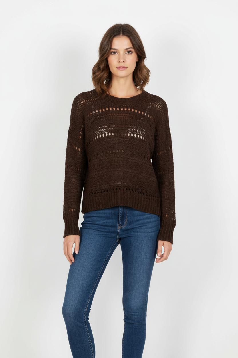 Pull Marron - Taille M/38