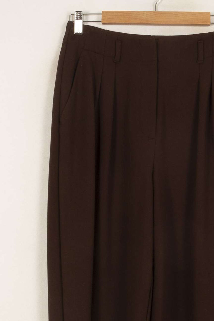 Pantalon Large Marron - Taille M/38 de la marque Comptoir des Cotonniers | PARAD50197 - Vendu par Paradigme - Image 3
