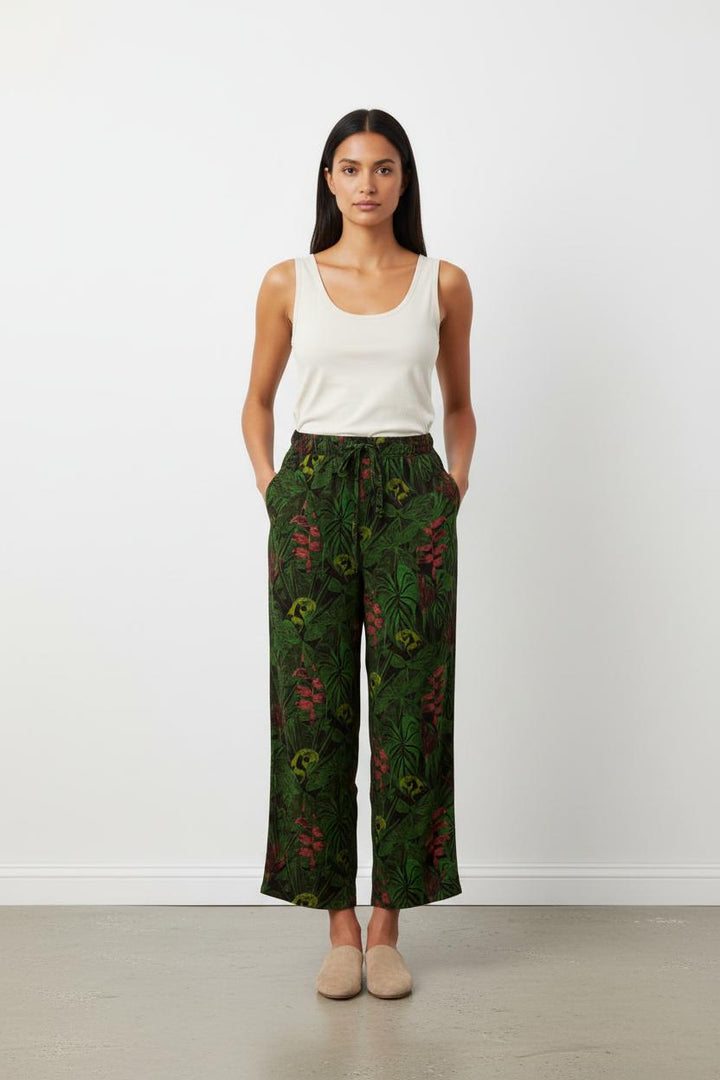 Pantalon Vert et Rouge - Taille S/36