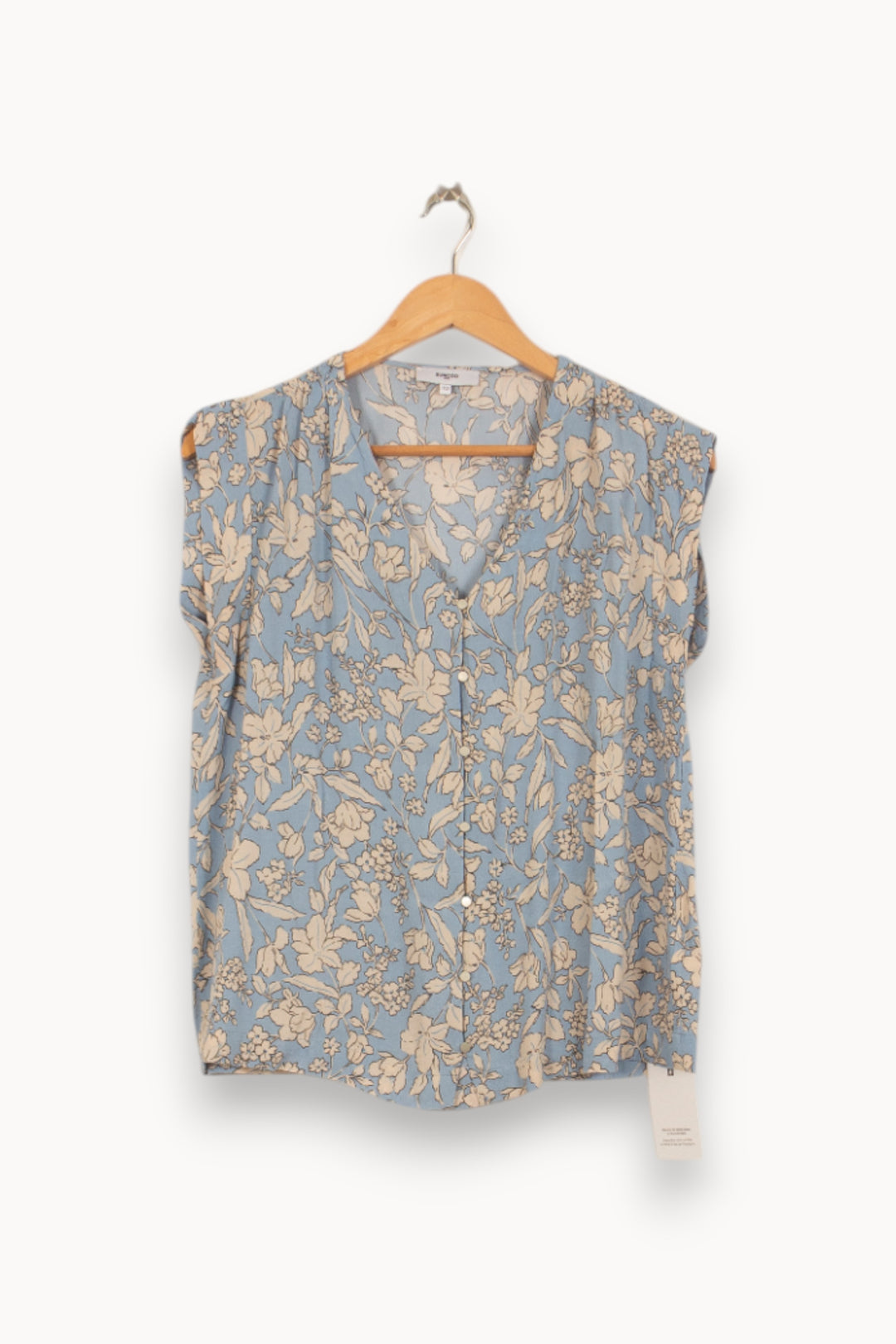Blouse Bleu et Beige - Taille M/38 de la marque Suncoo | PARAD50217 - Vendu par Paradigme - Image 2