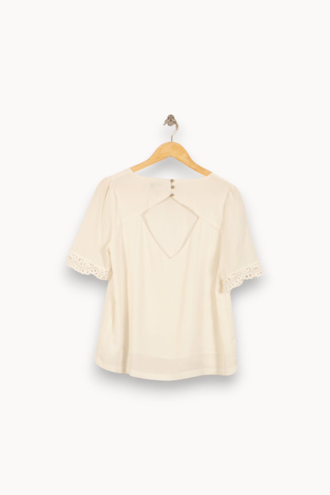 Blouse Blanche - Taille L/40 de la marque Suncoo | PARAD50219 - Vendu par Paradigme - Image 4