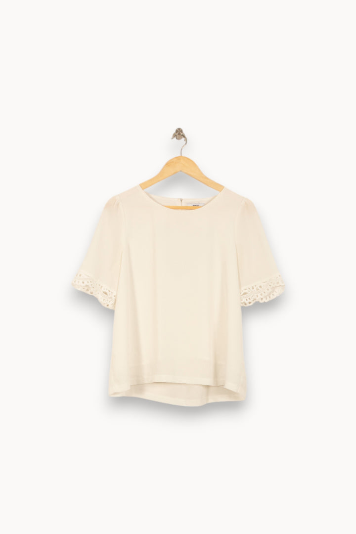 Blouse Blanche - Taille L/40 de la marque Suncoo | PARAD50219 - Vendu par Paradigme - Image 2
