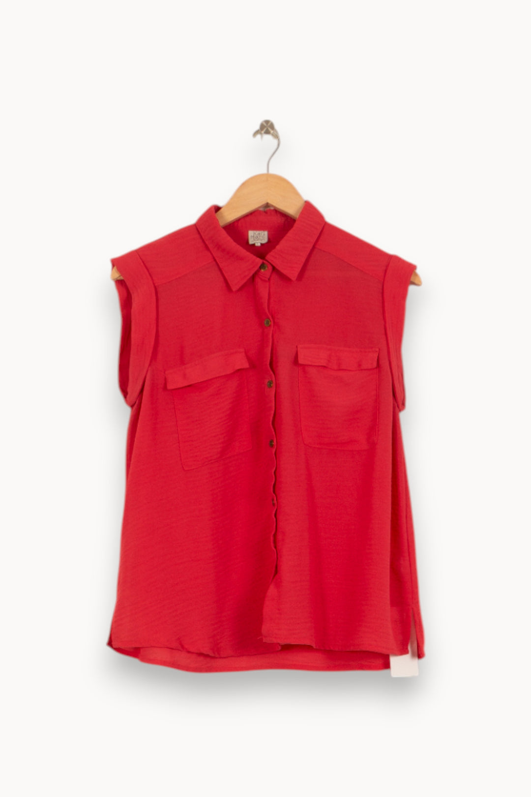 Blouse Rouge - Taille L/40 de la marque Karl Marc John | PARAD50222 - Vendu par Paradigme - Image 4