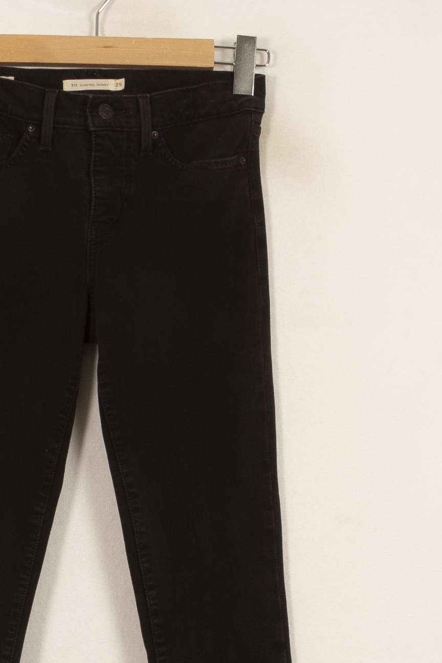 Jean Skinny Noir - Taille XS/34 de la marque Levi's | PARAD50225 - Vendu par Paradigme - Image 3
