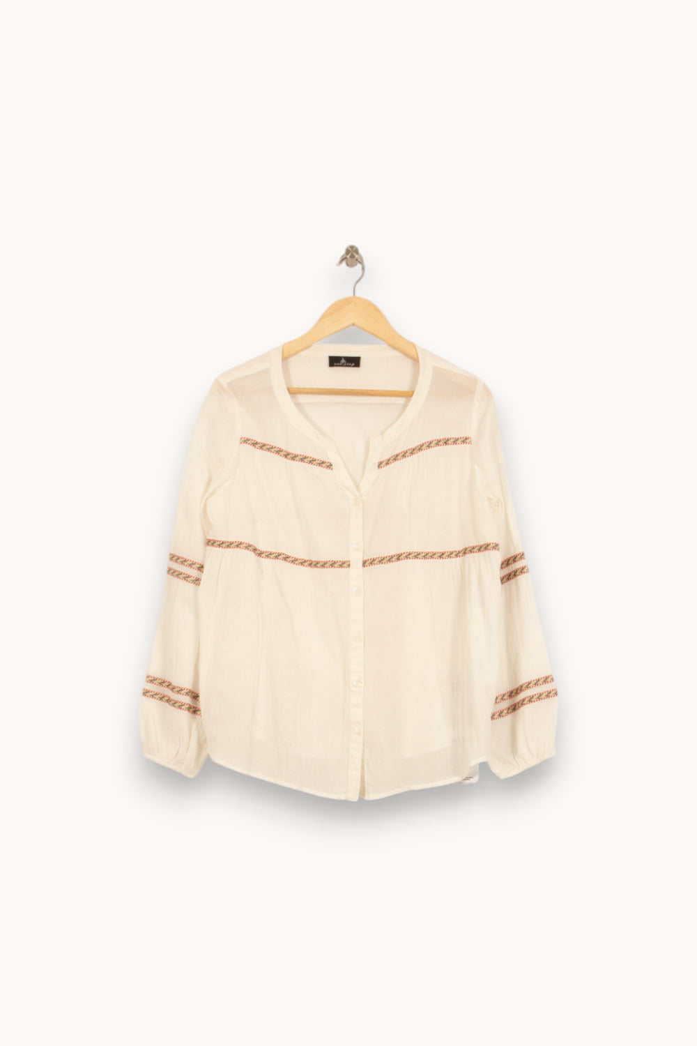 Blouse Blanche - Taille L/40 de la marque One Step | PARAD50228 - Vendu par Paradigme - Image 2
