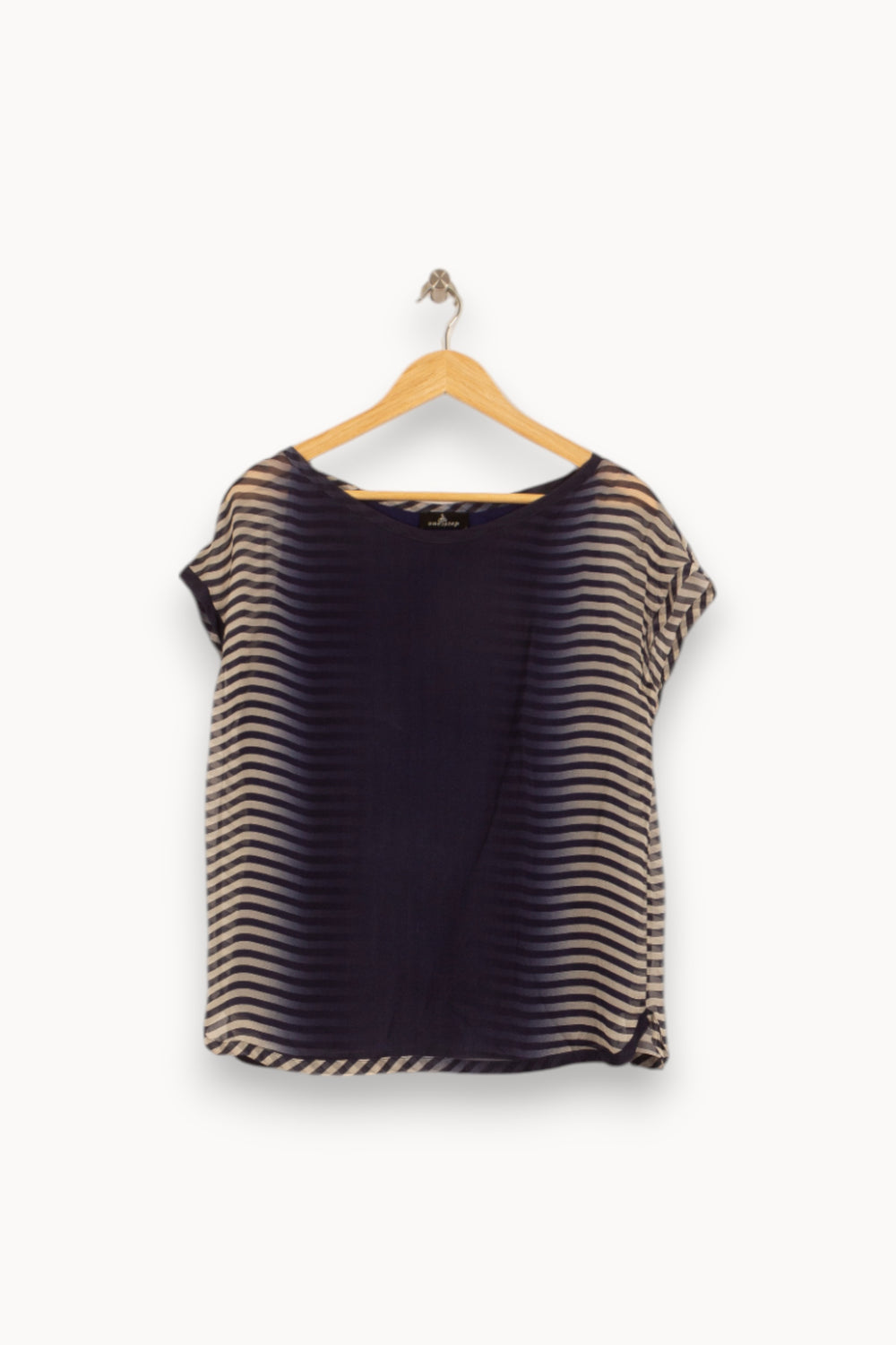 Blouse Bleu et Blanc - Taille L/40 de la marque One Step | PARAD50232 - Vendu par Paradigme - Image 2
