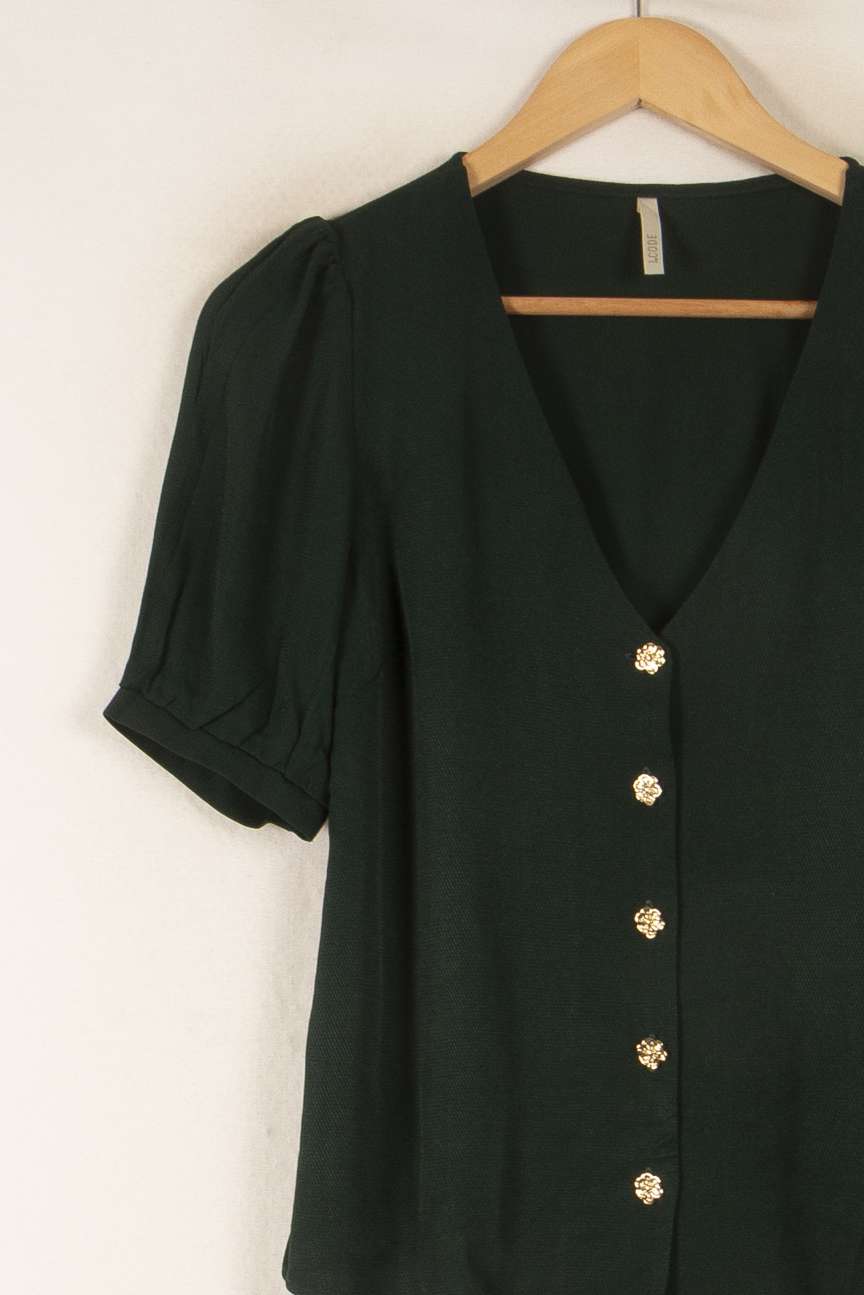 Blouse Verte - Taille XS/34 de la marque I.Code | PARAD50254 - Vendu par Paradigme - Image 3