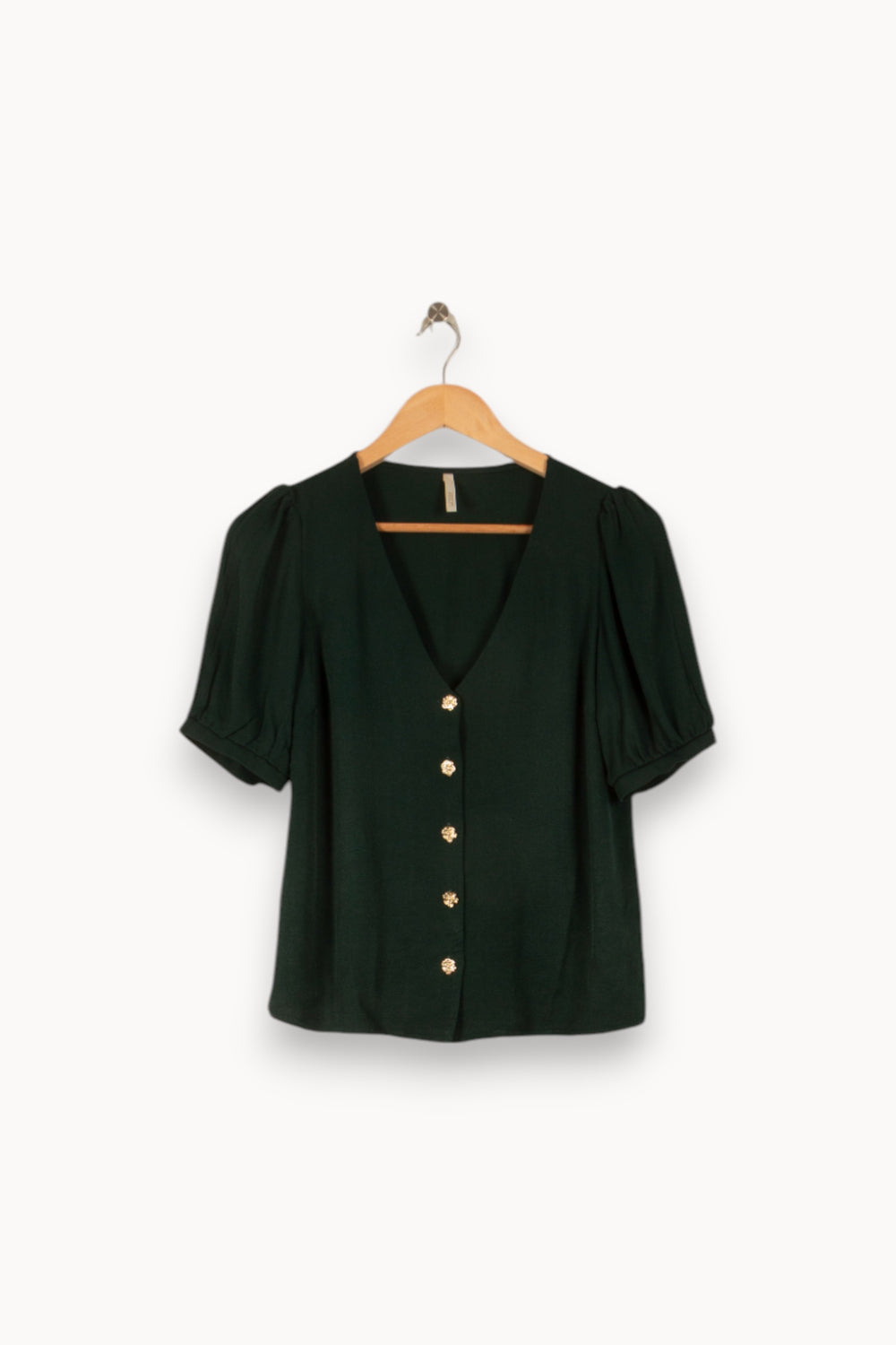 Blouse Verte - Taille XS/34 de la marque I.Code | PARAD50254 - Vendu par Paradigme - Image 2