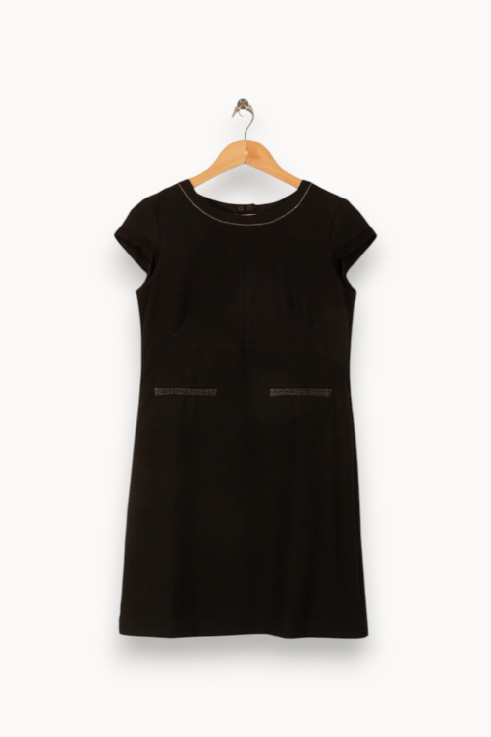 Robe Droite Noire - Taille S/36 de la marque One Step | PARAD50255 - Vendu par Paradigme - Image 2