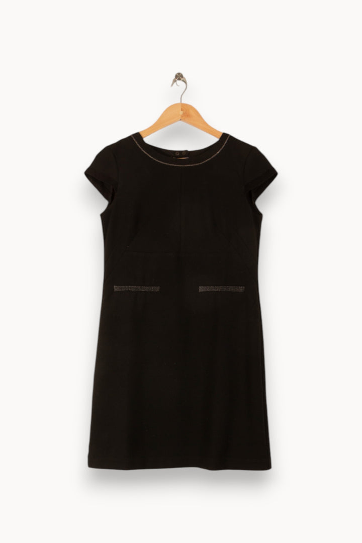 Robe Droite Noire - Taille S/36 de la marque One Step | PARAD50255 - Vendu par Paradigme - Image 2