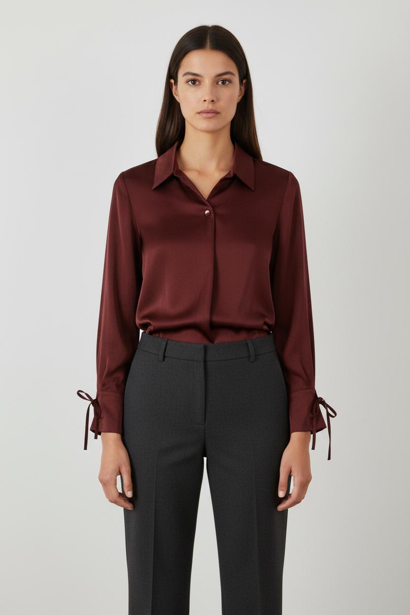 Chemise Bordeaux - Taille XS/34