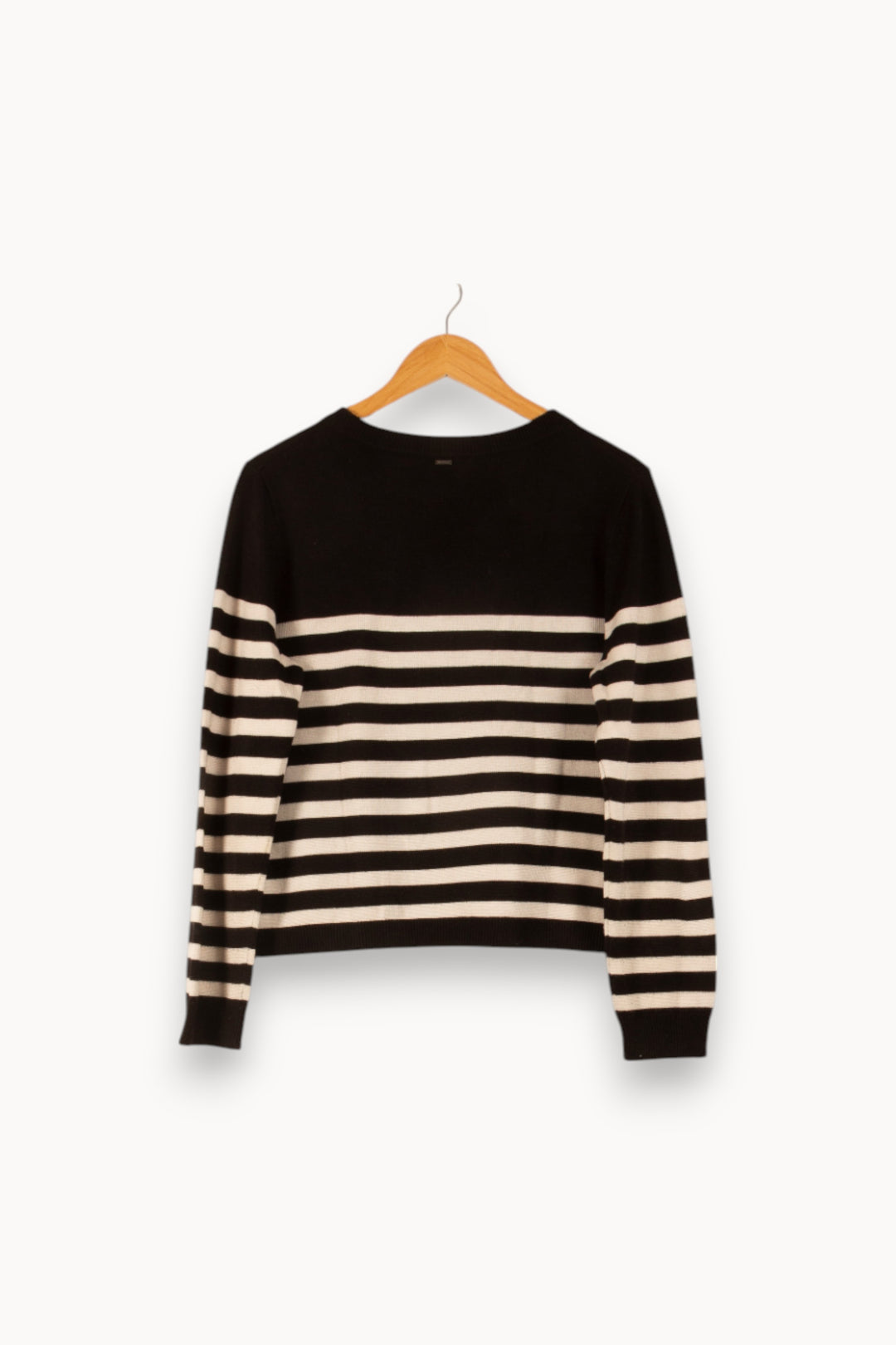 Pull Noir et Blanc - Taille L/40 de la marque IKKS | PARAD50257 - Vendu par Paradigme - Image 4