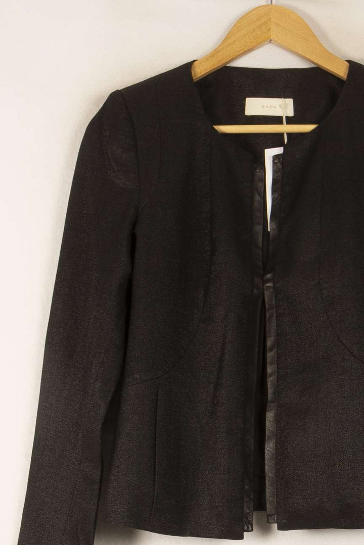 Veste Noire - Taille S/36 de la marque ZAPA | PARAD50260 - Vendu par Paradigme - Image 3
