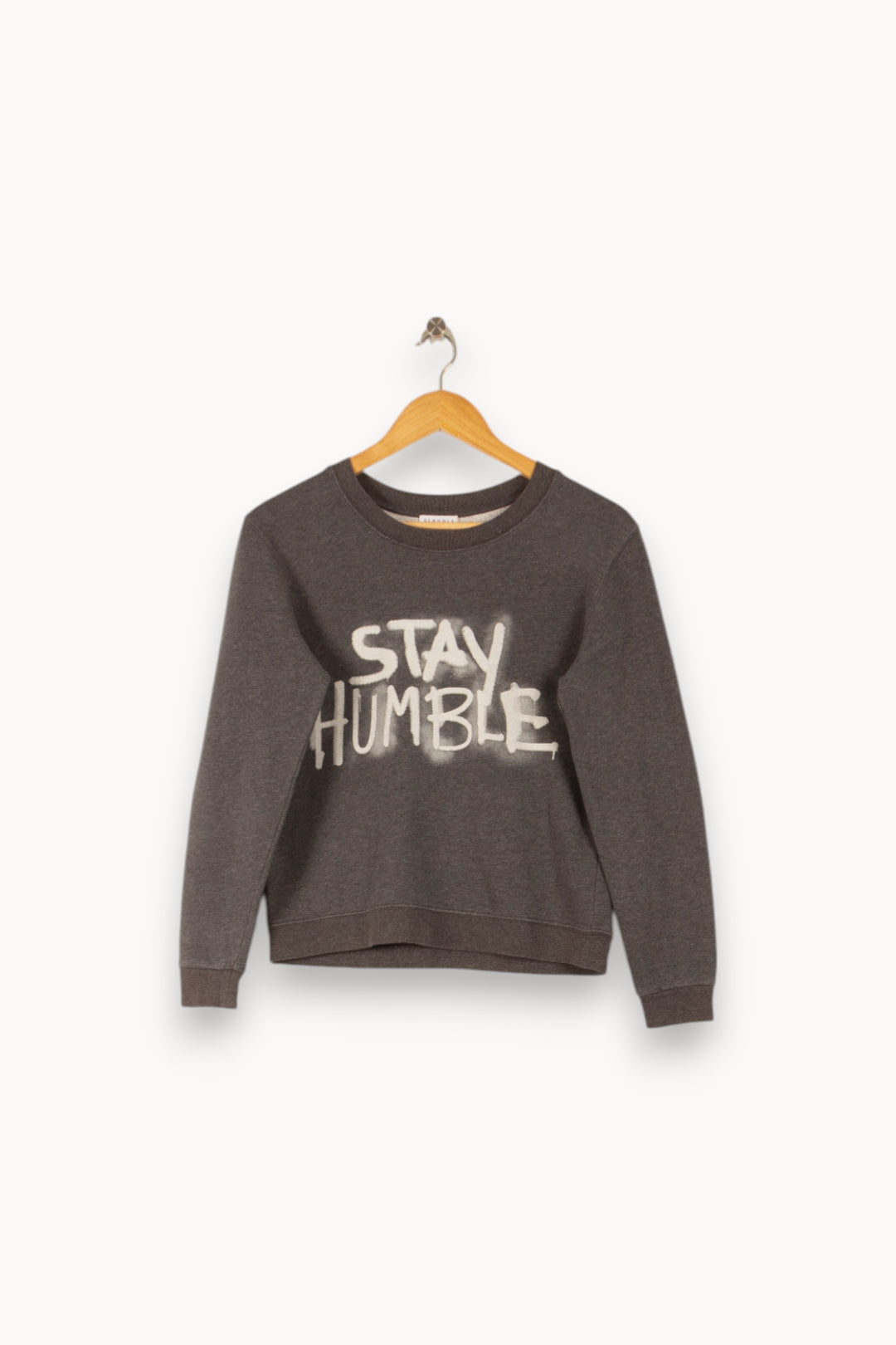 Sweat Gris - Taille S/36 de la marque Claudie Pierlot | PARAD50261 - Vendu par Paradigme - Image 2