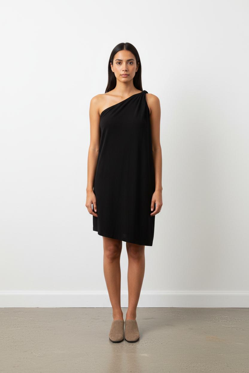 Robe Asymétrique Noire - Taille M/38