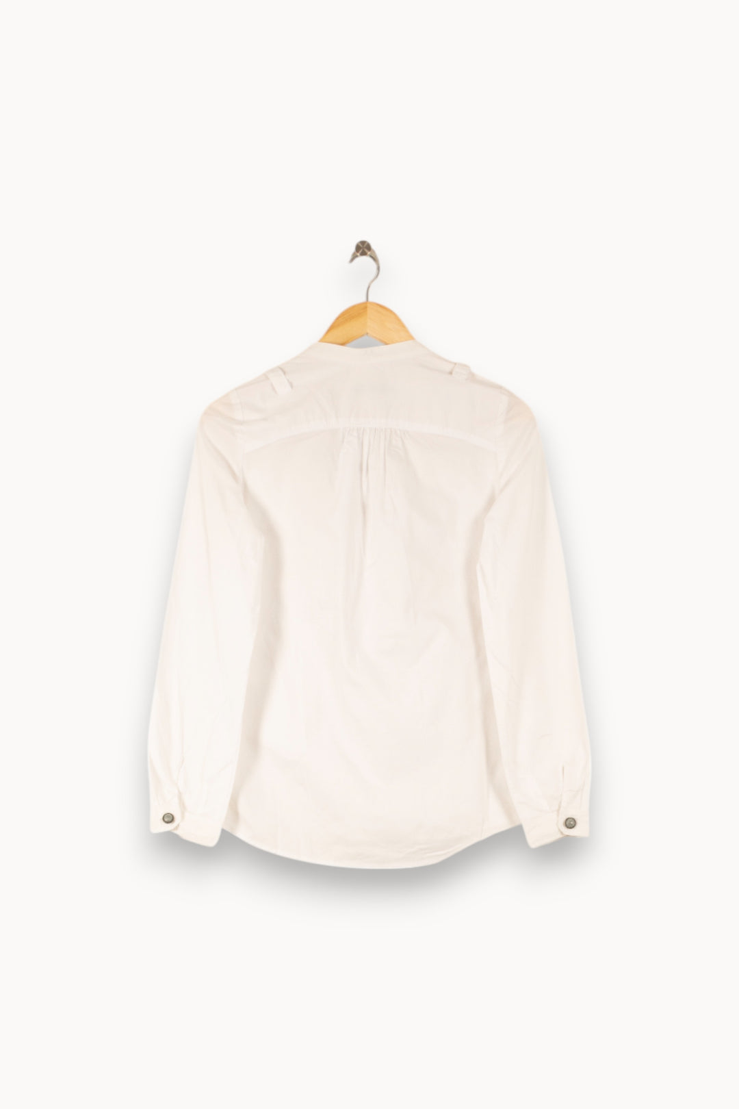 Blouse Blanche - Taille S/36 de la marque Sandro | PARAD50266 - Vendu par Paradigme - Image 4