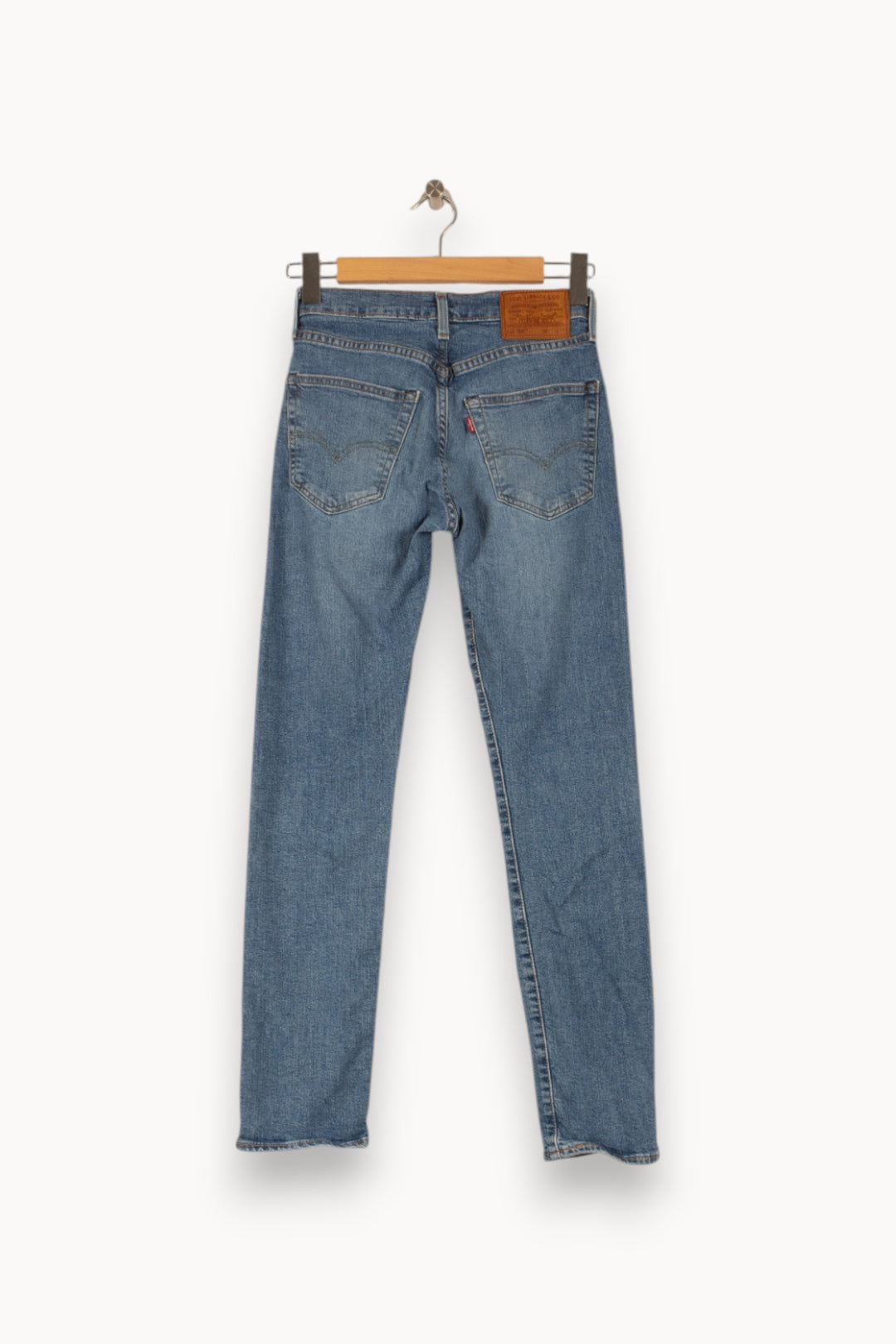 Jean Droit Bleu - Taille S/36 de la marque Levi's | PARAD50267 - Vendu par Paradigme - Image 4