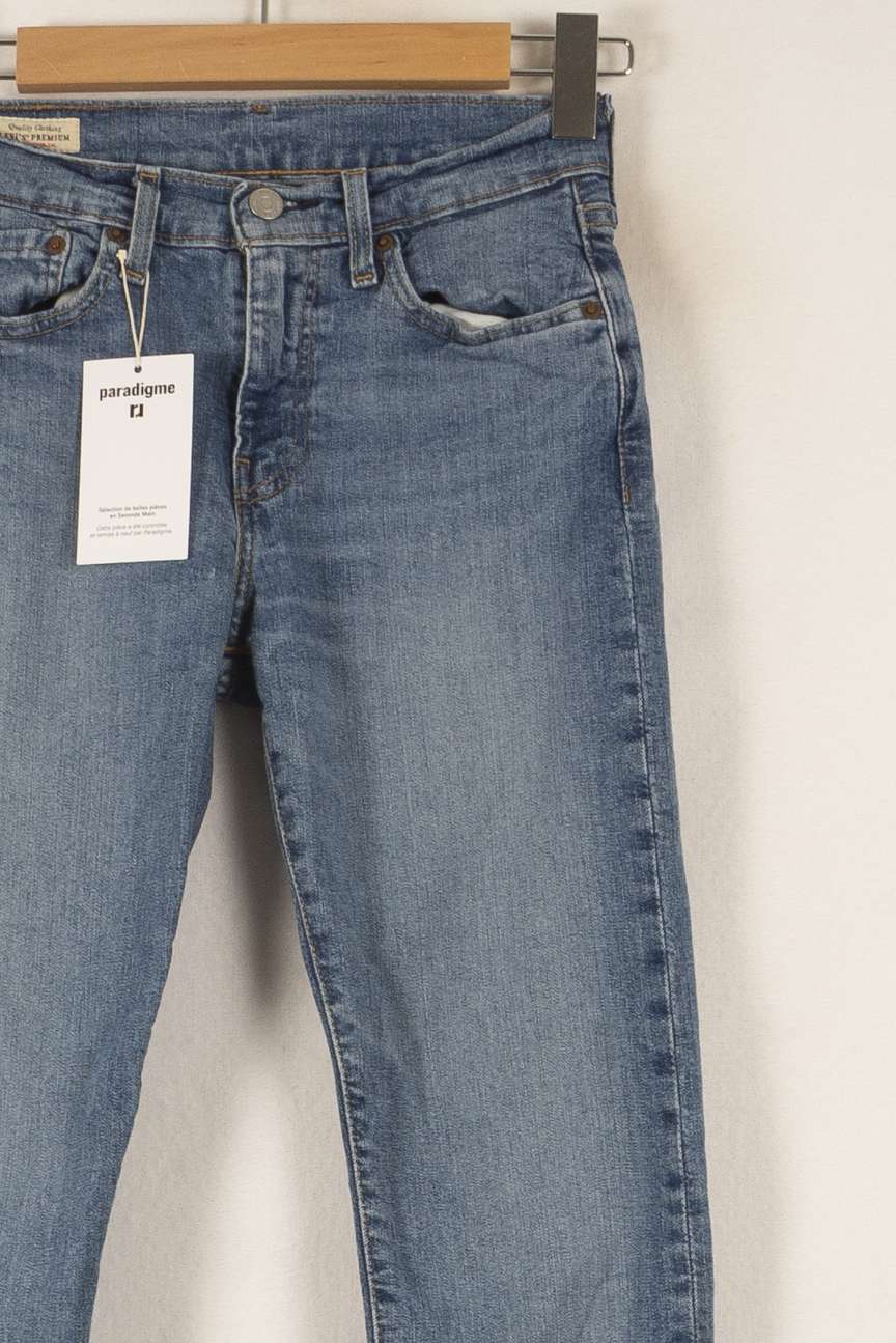 Jean Droit Bleu - Taille S/36 de la marque Levi's | PARAD50267 - Vendu par Paradigme - Image 3