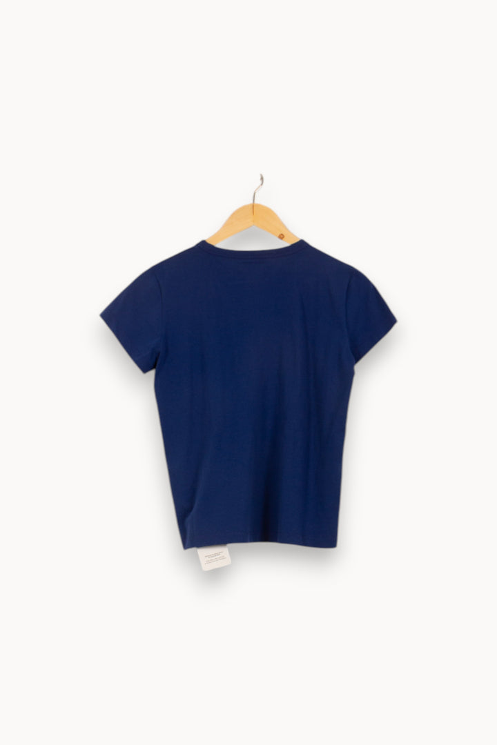 Tee-shirt Bleu - Taille M/38 de la marque Agnès b. | PARAD50270 - Vendu par Paradigme - Image 4
