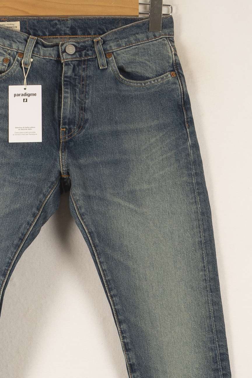 Jean Droit Bleu - Taille M/38 de la marque Levi's | PARAD50280 - Vendu par Paradigme - Image 3