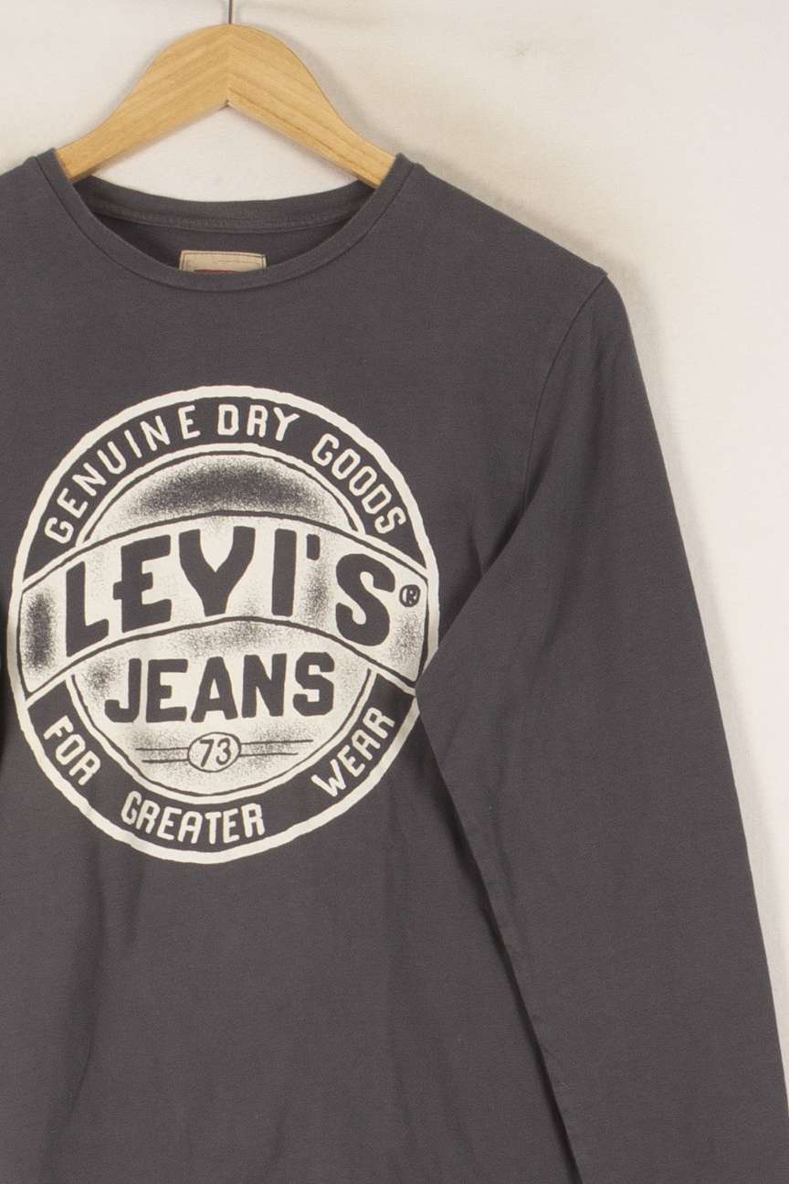 Tee-shirt Manches Longues Bleu - Taille XS/34 de la marque Levi's | PARAD50281 - Vendu par Paradigme - Image 3