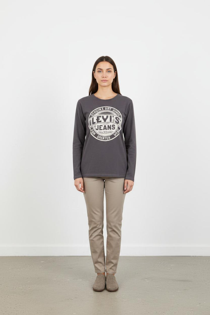 Tee-shirt Manches Longues Bleu - Taille XS/34