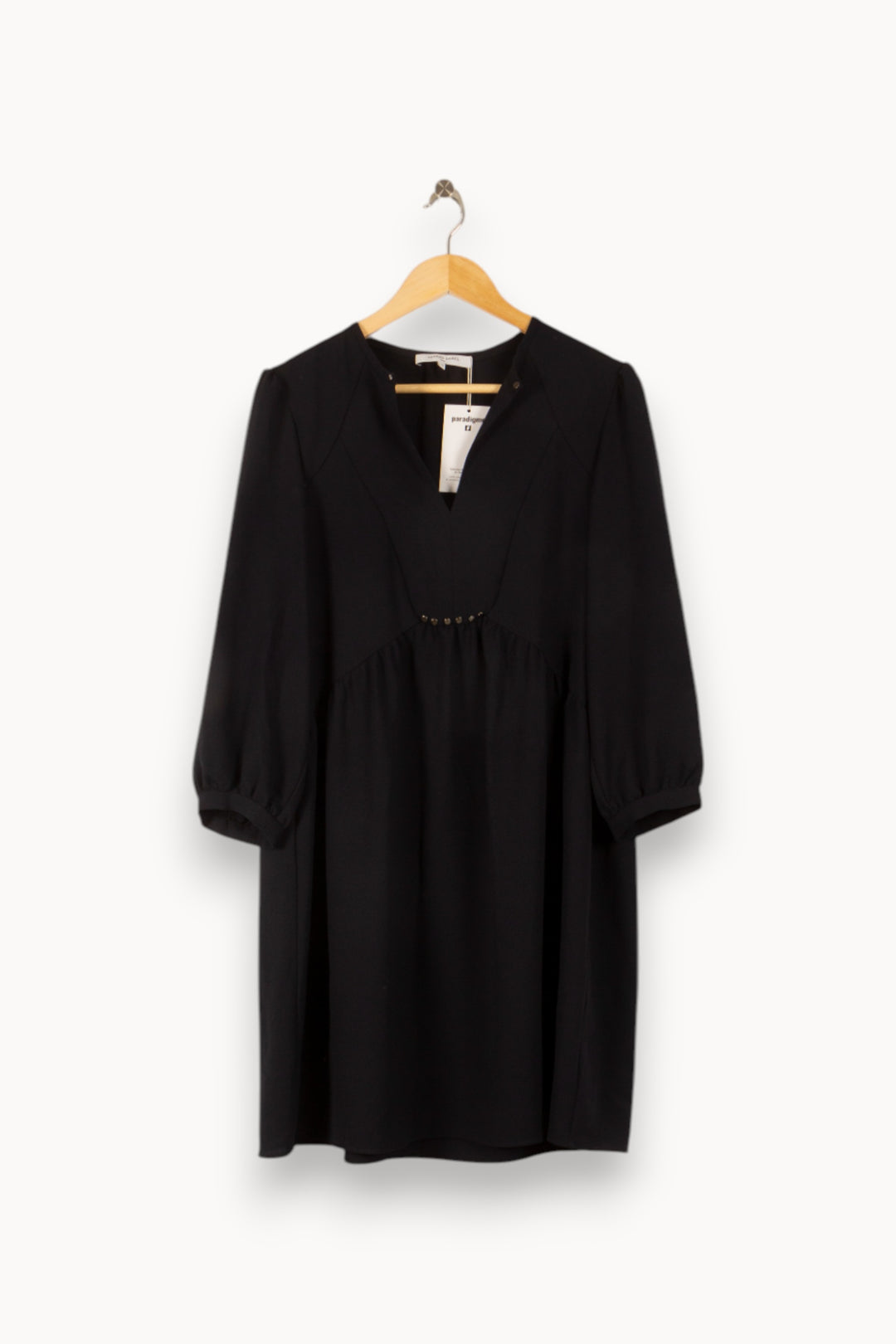 Robe Midi Noire - Taille M/38 de la marque Gerard Darel | PARAD50289 - Vendu par Paradigme - Image 2