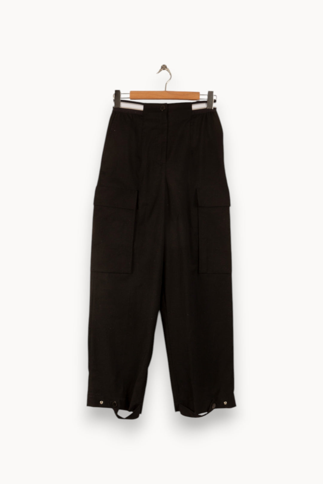 Pantalon Cargo Noir - Taille S/36 de la marque Sandro | PARAD50290 - Vendu par Paradigme - Image 2