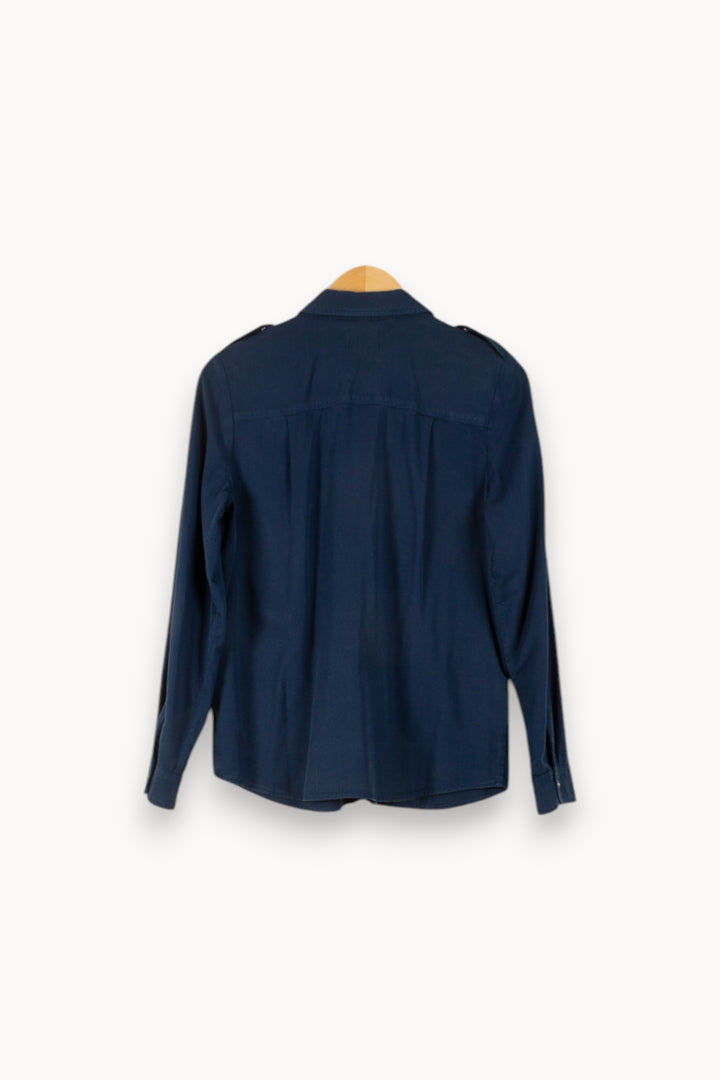 Chemise Bleue - Taille S/36 de la marque Sézane | PARAD50294 - Vendu par Paradigme - Image 4