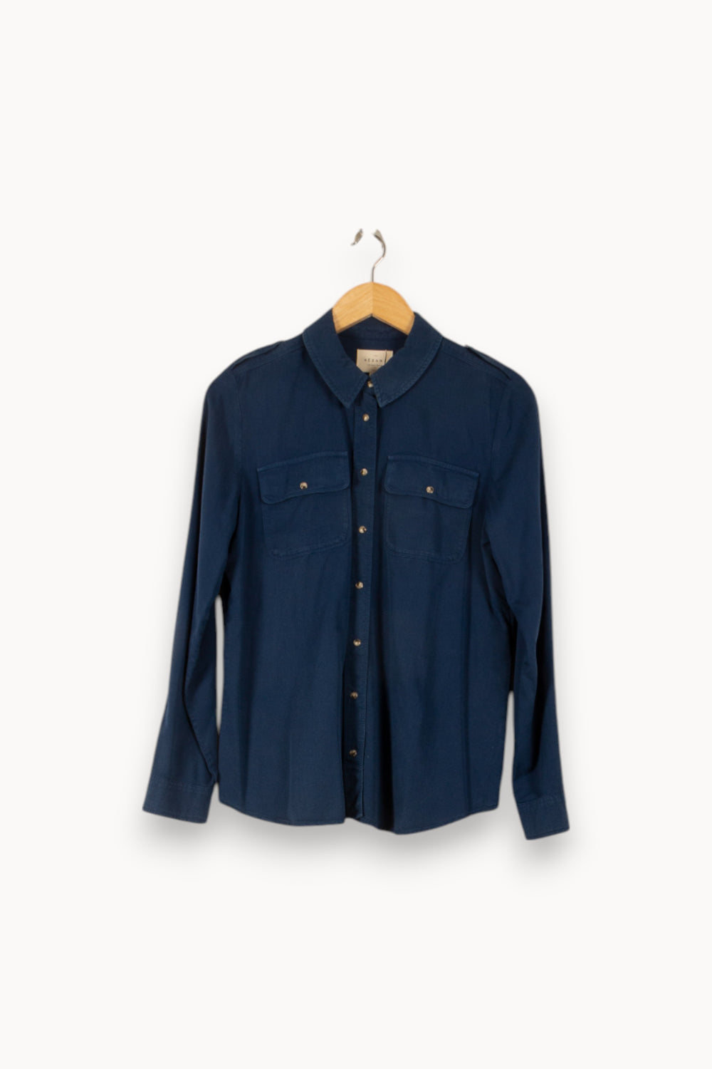Chemise Bleue - Taille S/36 de la marque Sézane | PARAD50294 - Vendu par Paradigme - Image 2
