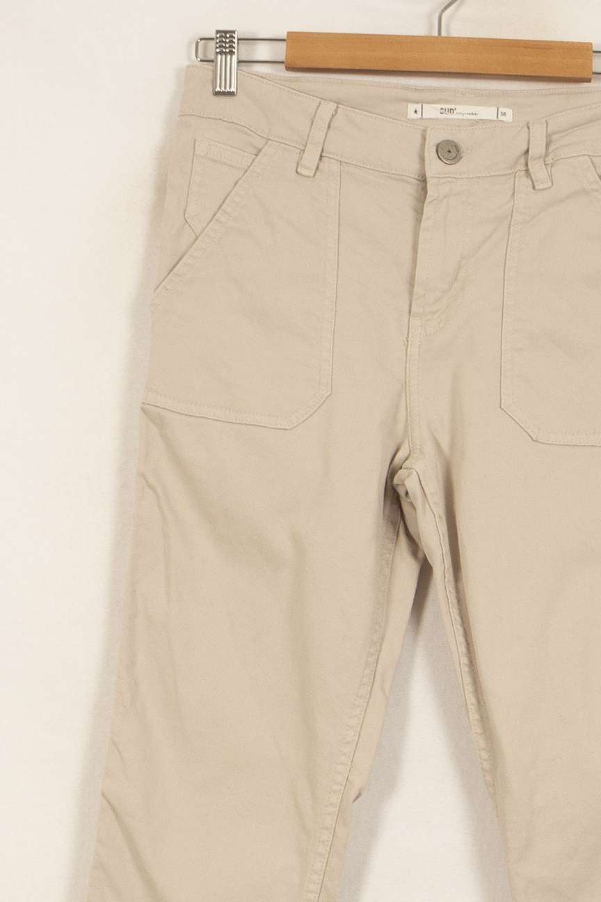Pantalon Beige - Taille M/38 de la marque Sud express | PARAD50313 - Vendu par Paradigme - Image 3