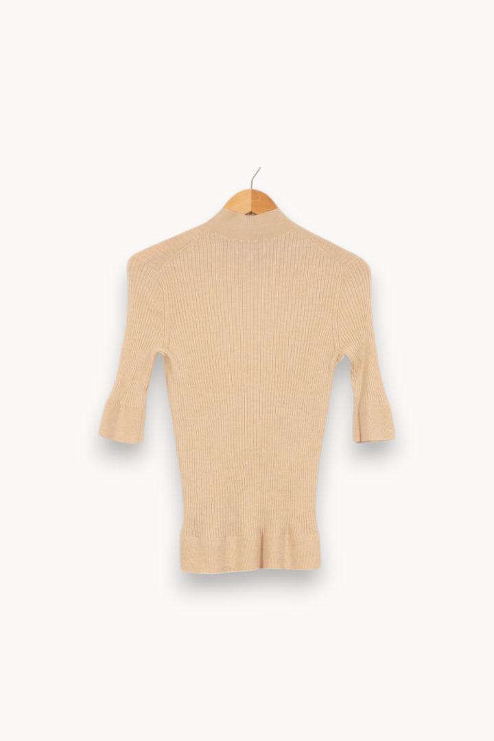 Pull Beige - Taille XL/42 de la marque Eric Bompard | PARAD50317 - Vendu par Paradigme - Image 4