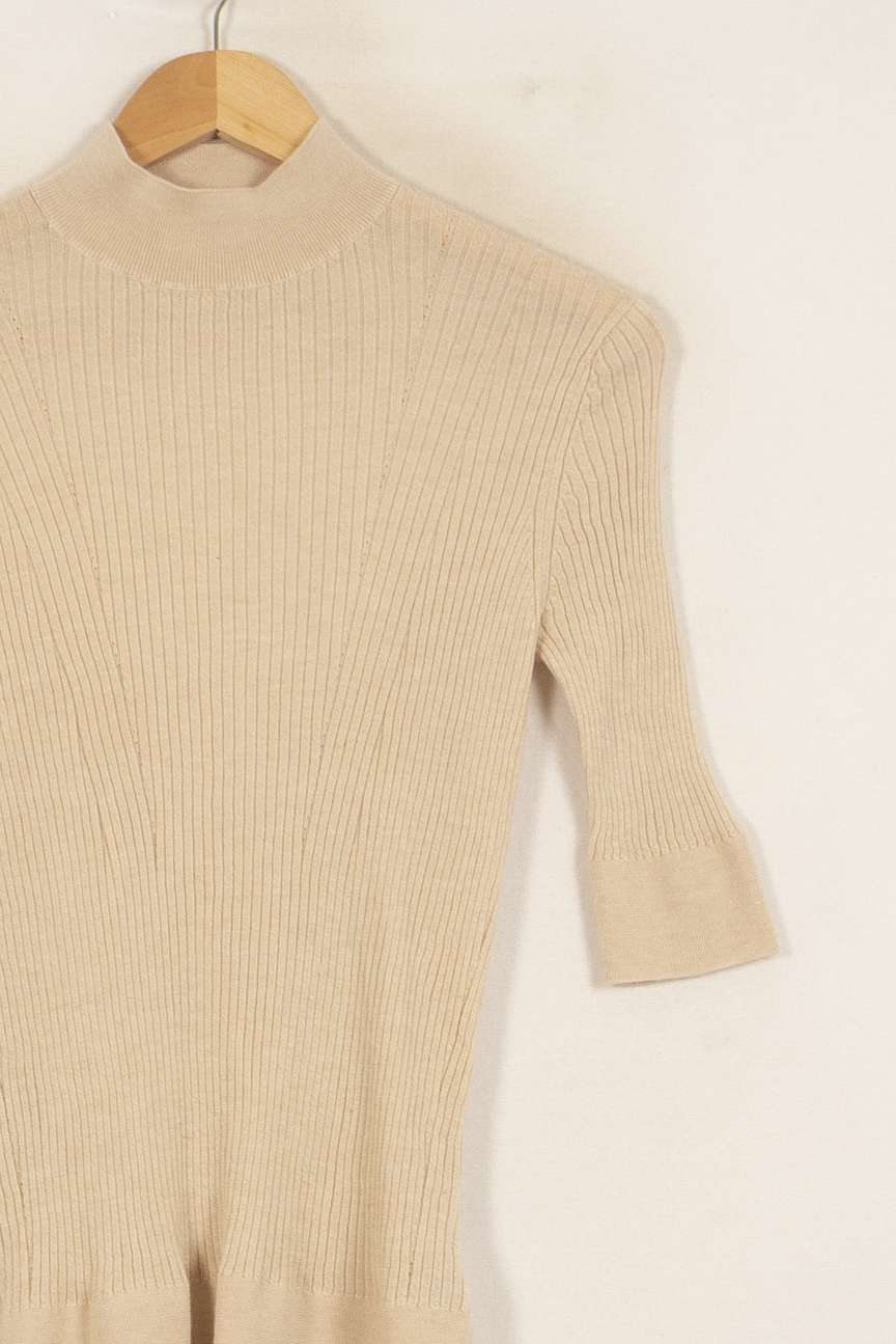 Pull Beige - Taille XL/42 de la marque Eric Bompard | PARAD50317 - Vendu par Paradigme - Image 3